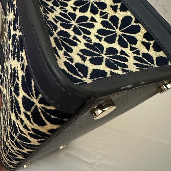 Kate Spade Navy and Cream Floral Tote - Picture 10 of 15